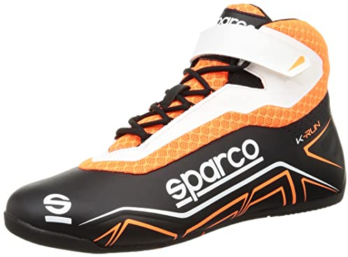 Sparco K-RUN SCHUHE GRÖSSE 46 BLAU/ROT, Schwarz Orangefarben