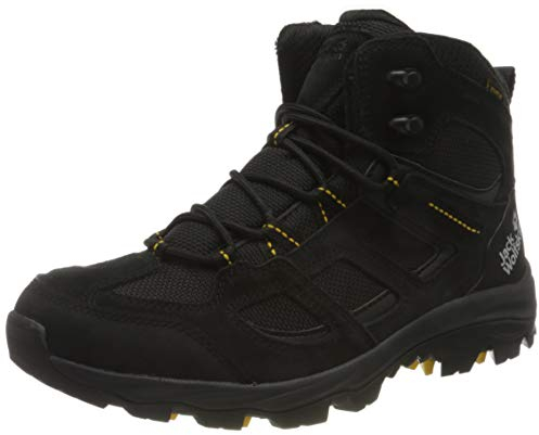 Jack Wolfskin Herren Vojo 3 Texapore Mid M, Black Burly Yellow Xt, 45 EU