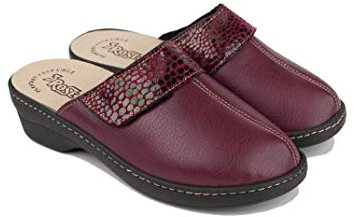 Ciabatte/Pantofole Donna Invernali 3Rose MOD. Calicanto, comode da casa e da Esterno, Tomaia Regolabile a Strappo, Plantare Estraibile, Fondo antishock Art. 948 (Bordo, Numeric_38)
