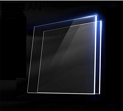 Pack 10 piezas Metacrilato transparente 5 mm A4 (210 x 297mm) Placa Acrílico transparente - ideal para bricolaje, decoración, grabados con CNC, etc. Corte con laser perfecto sin rebabas