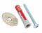 Picture, Mirror and Frame Hook kit for plasterboard/Brick/Concrete (2, Nickel)