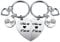PiercingJak 2PCS Porte-clés Couple Amoureux Amitié Cœur Séparable Gravé Ma vie C’est toi Pendentif Promesse Keychain Acier Inoxydable Cadeau Amour Saint-Valentin Anniversaire Femme Homme Argent