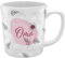 GRUSS & CO Tasse mit Motivdruck Beste Oma | Strukturtasse, Steinzeug, 37 cl, mehrfarbig | Geschenk Oma | 48453