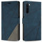 SONWO Hülle für OnePlus Nord 5G, Premium PU Leder Handyhülle Flip Case Wallet Silikon Schutzhülle Klapphülle für OnePlus Nord 5G, Blau