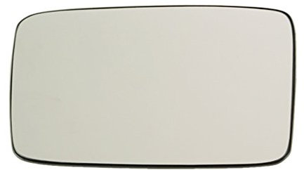 Spiegel Ersatzspiegel Spiegelglas Verchromt Flach Links Kompatibel mit VW Vento + Golf 3 + Cabrio + Variant Seat Cordoba + Vario + Ibiza II 1991-02