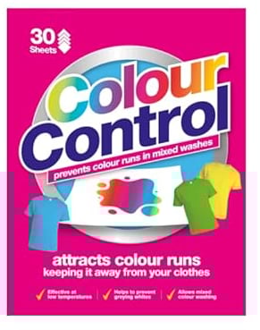 Colour Catcher Laundry Sheets - Prevents Colour Run & Greying | Protects Whites & Brights | Ideal for Mixed Wash Loads | Traps Loose Dyes & Dirt | Bleed Run Prevention | Dirt Collector (30 Sheets)