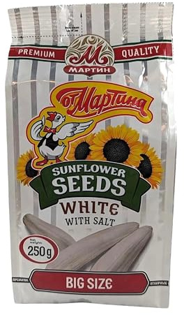 Ot Martina weiße Sonnenblumenkerne geröstet & gesalzen 3er Pack (3 x 250g)