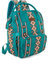Wrangler Azteken-Rucksack, organisierter Tagesrucksack, Reise-Babytasche mit Kinderwagengurt und seitlichen Flaschentaschen, Angel Green, Tagesrucksäcke