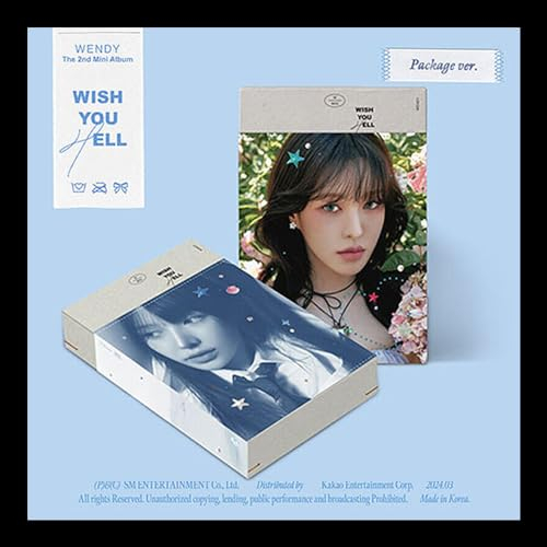 WENDY [WISH YOU HELL] The 2nd Mini Album (PACKAGE Ver. +Store Gift RED VELVET Photo Card) K-POP SEALED