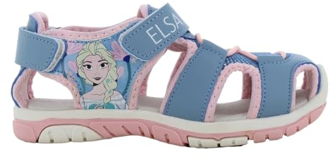 Leomil Frozen Sandalen Mädchen elsa sandalen mädchen 28, Sommerschuhe Kinder, Blau