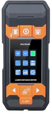 Scanner per pareti Stud Finder Rilevatore Di Metalli Rilevatore Di Cablaggio Misuratore Di Distanza Laser Telemetro Scanner Da Parete Cavo Metallico Rilevatore Di Legno Con Perno Metallico ( Color : G