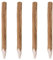 Kavolet 4X Zaunpfosten mit Spitzen Enden 4 STK. Haselholz 90 cm Haselnuss Staketenzaun Pfosten Angespitzte Holz-Pfahl Gartenzaun Haselnussholz Zaunpfähle Holzpfosten