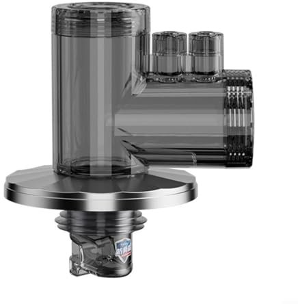 Connettore di Scarico per Lavatrice e Bagno, Copertura a Triplo Scarico, inodore, per lavabo, lavastoviglie, depuratore d'Acqua, Protezione per troppopieno (50 mm)