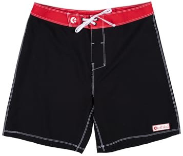 Ethika Herren Boardshort | Schwarz, Schwarz, 28