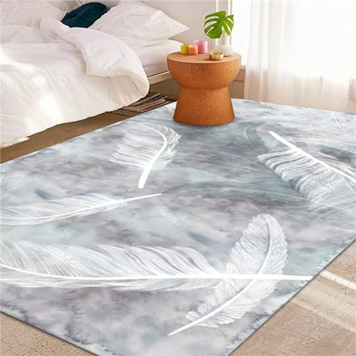 RUNGZ Flickenteppiche, groß, grauer Teppich, staubdicht, waschbar, feuchtigkeitsbeständig, leicht zu saugen, Teppiche für Schlafzimmer, grau, 180 x 280 cm (Grau 40 x 60 cm grau)
