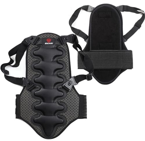 Rückenprotektor Umschnall Rückenschutz Motorrad-Rückenprotektor, Eva Rückenprotektor Motorrad Rückenprotektor Wirbelsäulen Protektorenjacke Für Motocross Ski