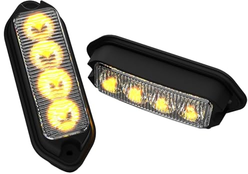 YOUSTAR-LIGHT Led Warnlicht 12v Gelb Blinklicht Stroboskoplicht Warnung Beacon Blinklichter Mit E57 ECE R65-Zertifikat
