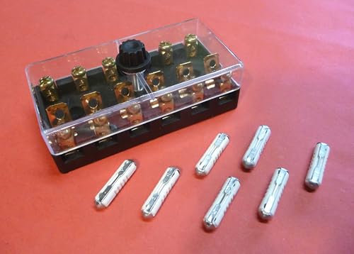 KFZ Oldtimer Sicherungskasten 6-fach + Sicherungen in TOP QUALITÄT