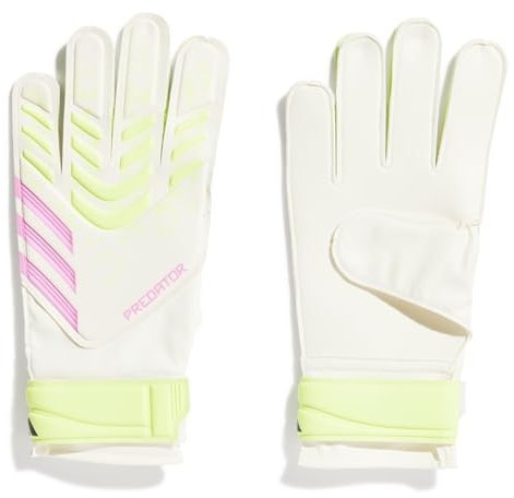 adidas Predator Training Torwarthandschuhe für Uni-Erwachsene, Weiß/Hellblau, Größe 36