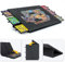 Lavievert 2000 Piece Tilting Puzzle Table with 2-in-1 Jigsaw Stand & Cover, Lightweight Felt Puzzle Storage with 6 Colored Drawers, Portable Jigsaw Board for Adults – Dark Gray