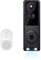 GlowPop 1080p Video Doorbell Camera with Chime, Battery Powered, 2 Cameras (People and Package), Color Night Vision, Human Detection, 2-Way Talk, 2.4G WiFi, Cloud Storage, Indoor Outdoor Surveillance