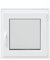 vidaXL Ventana de sótano RISOR 50x50 cm oscilobatiente DIN derecha antracita