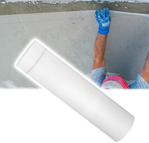 Glasfaservlies Armierungsgewebe Handelsübliche Glasfasernetzrolle für Beton/Verputzen/Holz, L 50100 150 200 M Trockenbau-Reparaturnetzband, selbstklebend, Mosaik-Glasfasergewebe – rissfest(L 100m/328f