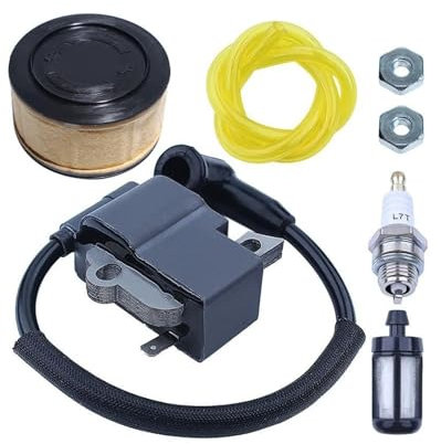 UYTGFO Compatible con motosierra Stihl MS311 MS391. Kit de servicio de filtro de aire Stihl MS 311 391. Kit de puesta a punto de bobina de encendido 1140 400 1303.