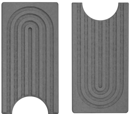 Volminex Absorbent Faucet Mat, Drying Mat for Kitchen Sink,Grey 23.6x3.9 | Sink Splash Guard, Stone Sink Protector Mat, Fast Drying Mats, Tap Mat, Water Faucet Drain Mat for Kitchen Bathroom Counter