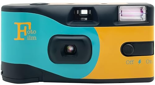 Fotofilm Pro Disposable Camera ISO 400 27 Exposure Flash 6 Pack | Pack of 6 disposable cameras with flash. Great for celebrations, travel, and special occasions.