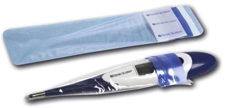 Henry Schein - Thermometerhüllen (1.000 Stück), hygienische Schutzhüllen für digitales Fieberthermometer
