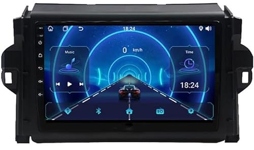Android 15 Dual Din Car Stereo For tuner 2016-2018 Plug And Play 9 Inch Touch Screen Bluetooth FM Radio Receiver Support WiFi Connection(HM612 8 Core 4G+Wifi 12+256GB)