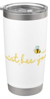 Just Bee You Bees Animals Nature Imker Doppelwandiger Edelstahl-Thermobecher