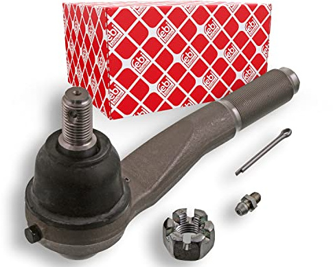 febi bilstein 41379 Spurstangenendstück mit Kronenmutter und Splint, 1 Stück