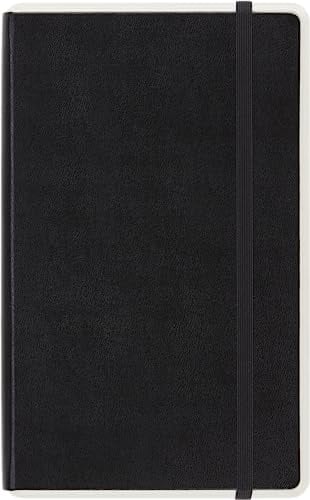 Moleskine Paper Tablet Notizbuch Digitales Smart Notizbuch Paper Tablet (mit blanko Seiten und Hardcover, blanko, Large 13 x 21 cm) schwarz