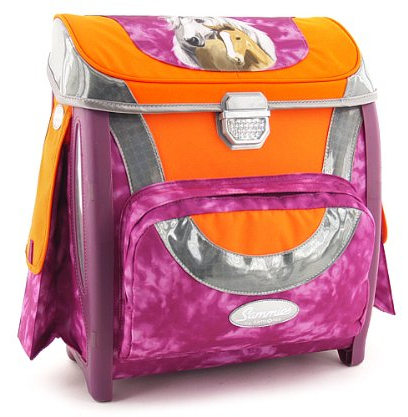 SAMMIES BY SAMSONITE OPTILIGHT PINK HORSE SCHULRANZEN TORNISTER SCHULTASCHE RANZEN SCHOOL BAG