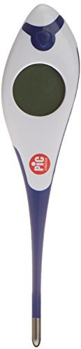 Pic Solution VedoPremium Termómetro digital con punta flexible y display grande, color blanco y azul marino