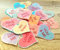 Anglesit 24 X PRE-CUT LOVE HEARTS EDIBLE RICE/WAFER PAPER CUP CAKE TOPPERS WEDDING BIRTHDAY VALENTINE'S DAY PARTY DECORATIONS