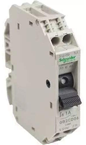Schneider Electric - TeSys GB2-CD - disjoncteur pour circuit de contrôle - 1A - 1P+N - 1d - GB2CD06