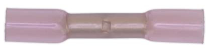 Sealey RTSB100 Heat Shrink Butt Connector Terminal Ø4.8mm Red Pack of 100