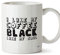 Hippowarehouse I Like My Coffee Black Like My Soul Printed Mug Cup Ceramic 10oz