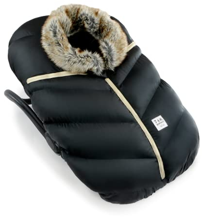 7AM Enfant Kindersitz Überzug Babyschale Babykorb - Cocoon für Babys und Kleinkinder, leichtes, warmes Cover, mit Fleece gefüttert (0-12M)