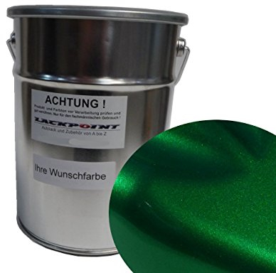 Lackpoint 0,5 Liter Spritzfertig Wasserbasislack Candy Grün 2 Metallic Autolack