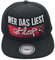 Outfitfabrik Snapback Cap Wer das liest, ist doof in schwarz mit weißem 3D-Stick (Lifestyle, Provokation, Statement)
