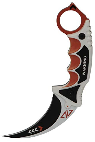 ARIKnives CS GO Karambit Elite - Asiimov - CSGO Knife Skin Counter Strike Global Offensive Jagdmesser - Bundle