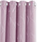 Deconovo Blackout Curtains, Eyelet Room Darkening Curtains, Silver Wave Line Foil Printed Window Treatment for Living Room, 52 x 72 Inch(Width x Length), Baby Pink, 1 Pair