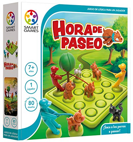 Smartgames – Hora De Paseo | Rompecabezas Niños | Juguetes Niños 7 Años O Más | Juegos Para Niños | 80 Desafíos | Regalo Niño 7 Años O Más