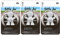 Little Joe - Lot de 3 désodorisants zi - Pour 45 jours d'air frais dans la voiture, le camion, le bureau, l’appartement, l’armoire et autres (Blanc/New Car)