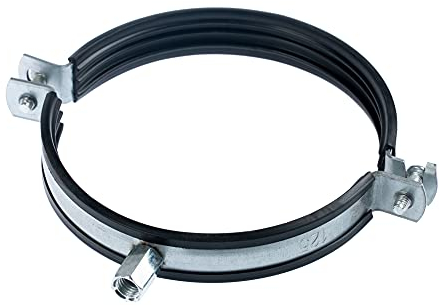 1 pièce Collier de Serrage 125mm Avec Joint en Caoutchouc - Pour Tube/Tuyau De Ventilation de Steinberg14