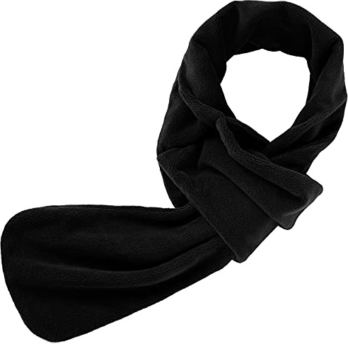 Obacle Scarf for Men Women for Winter Cold Weather Neck Scarf Quick Wear (Black)